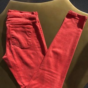 FINAL Tangerine Toothpick Jeans